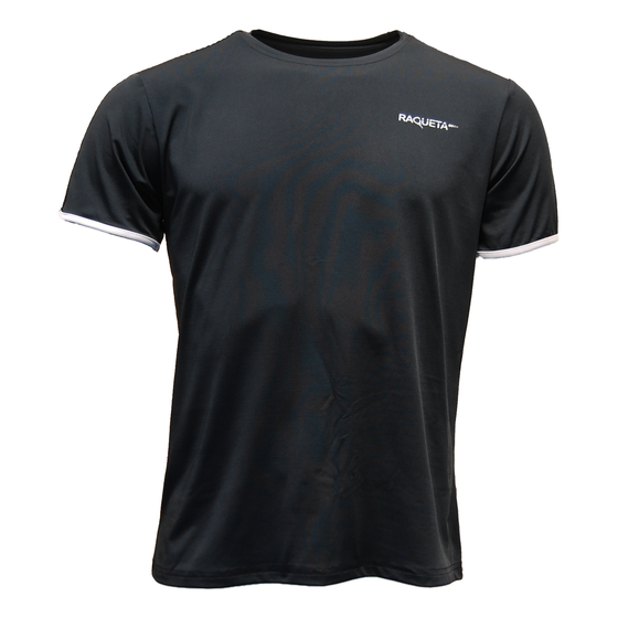 T-shirt padel Luís (zwart, mannen)