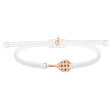  Padel Bracelet ( Stainless Rose Gold color,  White)